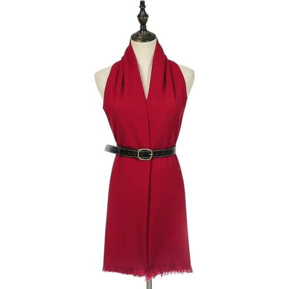 Swat Pany Scarf  For Women Winter Pashmina Shawls For Women Wedding Shawls-Red - Picture 2 of 7